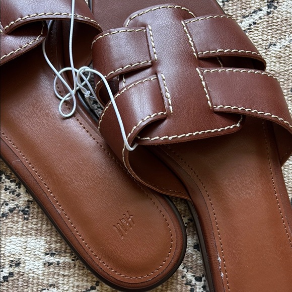 NEW Brown Slide Sandals - Picture 6 of 7